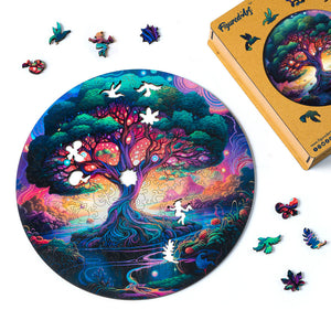 Houten Puzzel volwassenen - Mystieke Boom