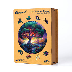 Houten Puzzel volwassenen - Mystieke Boom
