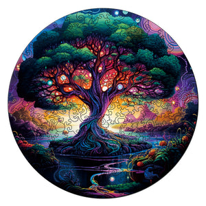 Houten Puzzel volwassenen - Mystieke Boom