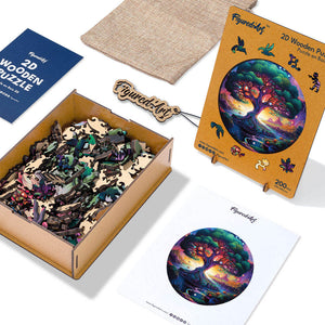 Houten Puzzel volwassenen - Mystieke Boom