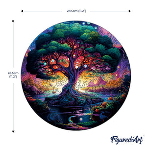 Houten Puzzel volwassenen - Mystieke Boom
