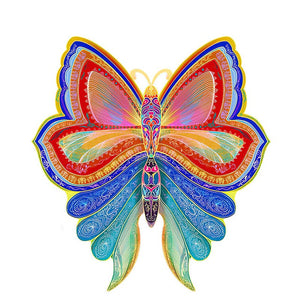 Houten Puzzel - Mandala Vlinder