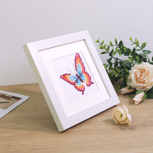 Houten lijst voor Mini serie Diamond Painting wit vierkant