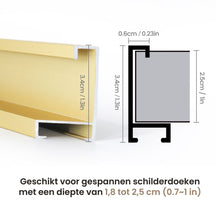 Afbeelding in Gallery-weergave laden, DIY aluminium frame klaar voor montage 50×65 cm - Zwart