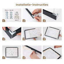 Afbeelding in Gallery-weergave laden, DIY aluminium frame klaar voor montage 40×50 cm - Goud