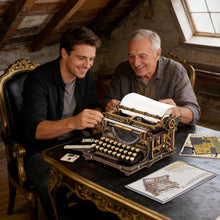 Afbeelding in Gallery-weergave laden, 3D Puzzel - Klassieke typemachine