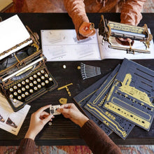Afbeelding in Gallery-weergave laden, 3D Puzzel - Klassieke typemachine