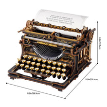 Afbeelding in Gallery-weergave laden, 3D Puzzel - Klassieke typemachine
