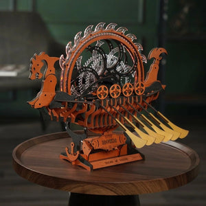 3D Puzzel - Vikingenboot met Draak