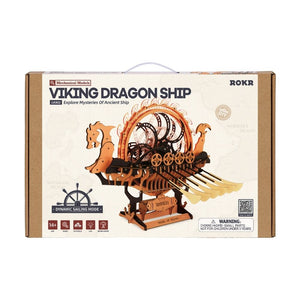 3D Puzzel - Vikingenboot met Draak