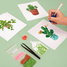 Afbeelding in Gallery-weergave laden, Mini Diamond Painting 15x20cm (4 stuks) - Tuinjuwelen: Mini Vetplant