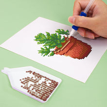 Afbeelding in Gallery-weergave laden, Mini Diamond Painting 15x20cm (4 stuks) - Tuinjuwelen: Mini Vetplant