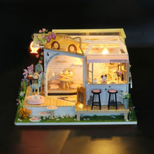 Afbeelding in Gallery-weergave laden, Miniatuurhuisje Tuin van het Katten Café