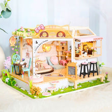 Afbeelding in Gallery-weergave laden, Miniatuurhuisje Tuin van het Katten Café