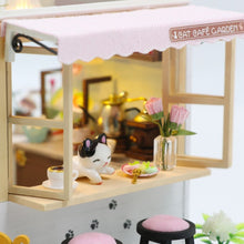 Afbeelding in Gallery-weergave laden, Miniatuurhuisje Tuin van het Katten Café