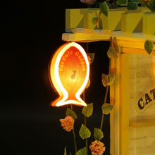 Afbeelding in Gallery-weergave laden, Miniatuurhuisje Tuin van het Katten Café