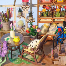 Afbeelding in Gallery-weergave laden, Book Nook - Kasje en Bloemen