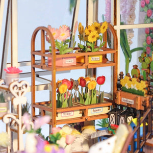 Book Nook - Kasje en Bloemen