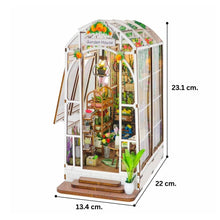 Afbeelding in Gallery-weergave laden, Book Nook - Kasje en Bloemen