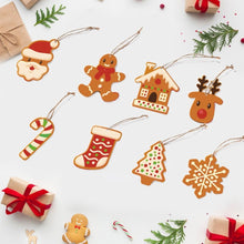 Afbeelding in Gallery-weergave laden, Kerstornamenten Schilderen op Nummers – Kerstkoekjes Kit Figured&#39;Art