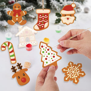 Kerstornamenten Schilderen op Nummers – Kerstkoekjes Kit