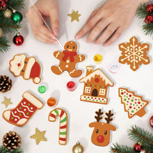 Afbeelding in Gallery-weergave laden, Kerstornamenten Schilderen op Nummers – Kerstkoekjes Kit