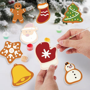 Kerstornamenten Schilderen op Nummers – Kerstman Sokken Kit