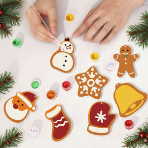 Kerstornamenten Schilderen op Nummers – Kerstman Sokken Kit