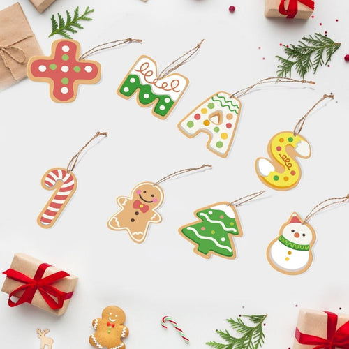 Kerstornamenten Schilderen op Nummers – XMAS Letters Kit Figured'Art