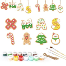 Afbeelding in Gallery-weergave laden, Kerstornamenten Schilderen op Nummers – XMAS Letters Kit