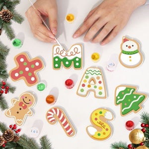 Kerstornamenten Schilderen op Nummers – XMAS Letters Kit