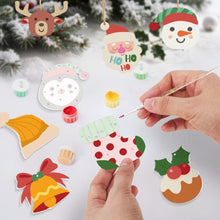 Afbeelding in Gallery-weergave laden, Kerstornamenten Schilderen op Nummers – Rendier Kerstman Sokken Kit