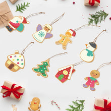 Afbeelding in Gallery-weergave laden, Kerstornamenten Schilderen op Nummers – Kerstman Sneeuwpop Kit Figured&#39;Art