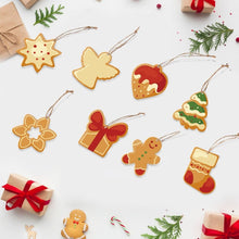 Afbeelding in Gallery-weergave laden, Kerstornamenten Schilderen op Nummers – Ster Boom Cadeau Kerstkoekjes Kit Figured&#39;Art