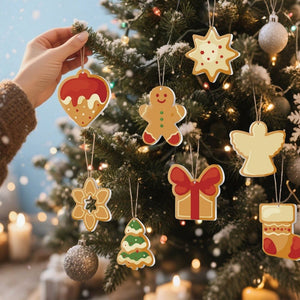 Kerstornamenten Schilderen op Nummers – Ster Boom Cadeau Kerstkoekjes Kit