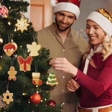 Afbeelding in Gallery-weergave laden, Kerstornamenten Schilderen op Nummers – Ster Boom Cadeau Kerstkoekjes Kit