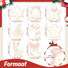 Afbeelding in Gallery-weergave laden, Kerstornamenten Schilderen op Nummers - Kit Engelenvleugels &amp; Sterren