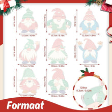 Afbeelding in Gallery-weergave laden, Kerstornamenten Schilderen op Nummers - Kit Noordse Kerstbedels