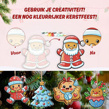 Afbeelding in Gallery-weergave laden, Kerstornamenten Schilderen op Nummers - Kit Santa's Koekjesparade