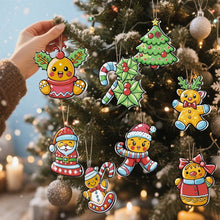 Afbeelding in Gallery-weergave laden, Kerstornamenten Schilderen op Nummers - Kit Hulstbessenkrans