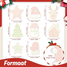 Afbeelding in Gallery-weergave laden, Kerstornamenten Schilderen op Nummers - Kit Kerstdorp