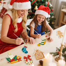 Afbeelding in Gallery-weergave laden, Kerstornamenten Schilderen op Nummers - Kit Gezellige Open Haard