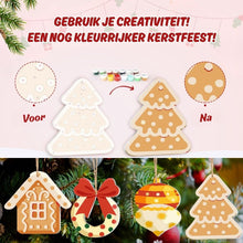 Afbeelding in Gallery-weergave laden, Kerstornamenten Schilderen op Nummers - Kit Gezellige Open Haard