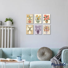 Afbeelding in Gallery-weergave laden, Mini Schilderen op Nummer 15x20cm (6 stuks) - Bloemen Vazen