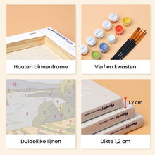 Afbeelding in Gallery-weergave laden, Mini Schilderen op Nummer 15x20cm (6 stuks) - Hallo Duitsland