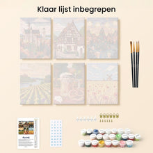 Afbeelding in Gallery-weergave laden, Mini Schilderen op Nummer 15x20cm (6 stuks) - Hallo Duitsland