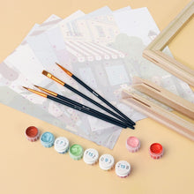 Afbeelding in Gallery-weergave laden, Mini Schilderen op Nummer 15x20cm (6 stuks) - Romantisch Frankrijk