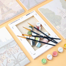 Afbeelding in Gallery-weergave laden, Mini Schilderen op Nummer 15x20cm (6 stuks) - Romantisch Frankrijk