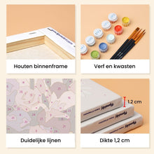 Afbeelding in Gallery-weergave laden, Mini Schilderen op Nummer 15x20cm (6 stuks) - Romantisch Frankrijk