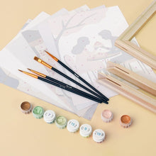 Afbeelding in Gallery-weergave laden, Mini Schilderen op Nummer 15x20cm (6 stuks) - Romantisch Café